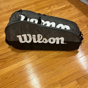 Wilson Six Racket (can fit more) Tennis Bag.
